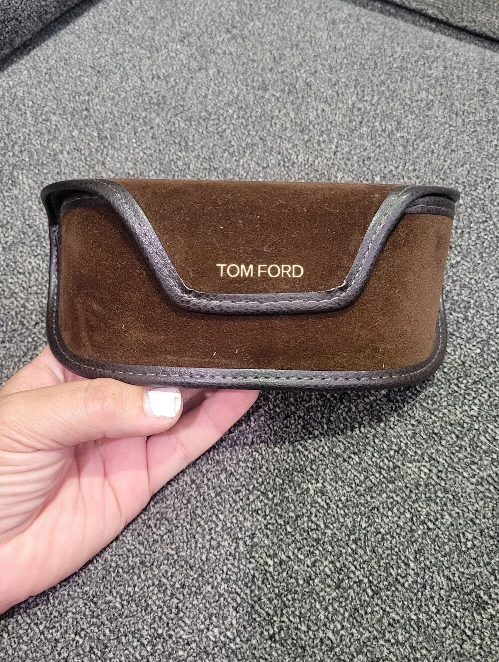 Tom Ford Sunglasses Large Case Glasses Velvet Soft w/ Cloth NEW